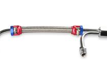 Adjustable Fuel Line with Red and Blue Hose Ends Fits Holley 4150 &amp;amp; 4160 Series Carburetors Mr Gasket