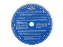 Cam Degree Wheel This universal cam degree wheel has a 7 Inch diameter and is blue Mr Gasket