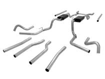 American Thunder Crossmember-Back Exhaust System Fits 1967-1972 Chevrolet/Gmc C10, C15 1/2 Ton Trucks With V8 Engine Aggressive To Moderate Sound Flowmaster