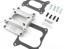 Carburetor Adapter Kit Fits Holley 350/500 2-Barrel. Carburetor to Quadrajet (Spread Bore) Bolt Pattern with Mr Gasket