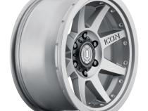 Rebound Pro 17 X 8.5 / 5 X 5.5 0MM Offset 4.75 Inch Back Space 108MM Hub Bore Titanium, ICON Alloys