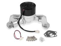 Billet Electric Water Pump Billet Aluminum 40Gpm Electric Water Pump-Big Block Chevy Black Frostbite Cooling