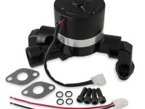 Billet Electric Water Pump Billet Aluminum 50Gpm Electric Water Pump-Big Block Chevy Black Frostbite Cooling
