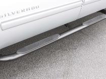 4 Inch Oval Bent Nerf Bars Polished Stainless 2009-2024 Dodge Ram 1500/2500/3500/4500/5500 Cab &amp;amp; Chassis Crew Cab Lund