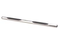 4 Inch Oval Straight Nerf Bars Polished Stainless 2005-2026 Nissan Frontier Crew Cab Lund
