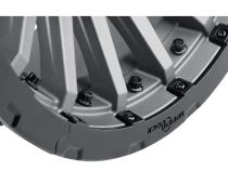 Rebound Pro 18 X 9 / 8 X 170 6MM Offset 5.25 Inch Backspace Charcoal W/ Black Ring, ICON Alloys