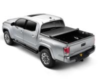 TruXport Tonneau Cover Black 2007-2013 Toyota Tundra 6 Foot 6 Inch Bed with Deck Rail System Truxedo