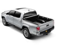 TruXport Tonneau Cover Black 2007-2013 Toyota Tundra 8 Foot Bed with Deck Rail System Truxedo
