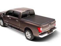 TruXport Tonneau Cover Black 2016-2024 Nissan Titan 5 Foot 7 Inch Bed with Utili-Track System Truxedo