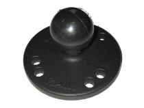 Ram Mount Large Round Base With Ball Black AJK Offroad