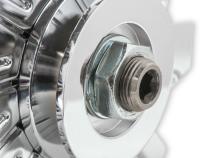 Chrome Alternator Late GM-Delco 80 Amp Single Groove Mr Gasket