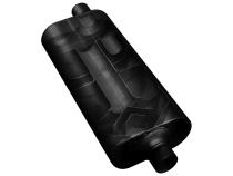 70 Series Chambered Muffler 70 Series 2.25 Dual In 3.00 Center Out Mild Sound Flowmaster