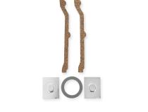 Ultra-Seal Intake Manifold Gaskets .060 Inch Thickness Fits 1965-1990 Chevrolet 396-454 Big Block with Rectangle Raised Port Heads. No upper bolt holes. 1.85 x 2.55 Inch Mr Gasket