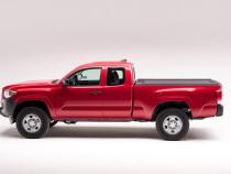 RetraxOne MX Retractable Tonneau Cover Matte One Piece Polycarbonate Finish 2016-2023 Toyota Tacoma Double Cab 5' Bed without Stake Pockets without Trail Special Edition Storage Boxes