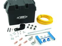 Battery Relocation Kit Fits up to 12 Inch Long Standard Style Batteries Mr Gasket