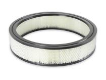 Air Filter 14 Inch x 3 Inch Replacement White manufactures replacement air filter element 14 Inch Inch Diameter and 3 Inch Inch Tall Mr Gasket