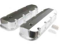 Fabricated Aluminum Valve Covers with Breather Holes Short Bolt Fits 1965-2000 Chevrolet 396-454 Big Block Mr Gasket