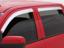 Ventvisor Deflector for 2007-2017 GMC Acadia/Saturn Outlook Chrome Outside Mount 4 Piece AVS