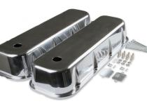 Cast Aluminum Tall Valve Covers Polished Fits 1965-2000 Chevrolet 396-454 Big Block Mr Gasket