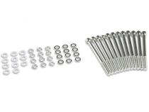 Fabricated Aluminum Valve Covers Silver Finish Fits 1964-1991 Chrysler 273-360 Small Block except Magnum Mr Gasket