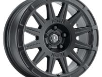 Ricochet 15 X 7 / 5 X 100 / 15MM / 4.6 Inch Back Space Satin Black, ICON Alloys