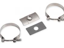 Oxygen Sensor O2 Bung 2.5 Inch Clamp-On Style Hooker BlackHeart
