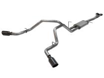 Flow Fx Cat-Back Exhaust System Fits 1996-1999 Chevrolet/Gmc 1500 5.7L Extended Cab/Short Bed With Dual Cats, Flow Fx Cat-Back Dual Exit Exhaust, 3.0 Inch To 2.5 Inch 409 Stainless Steel, Black Tips Flowmaster