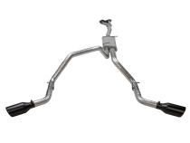 Flow Fx Cat-Back Exhaust System Fits 1996-1999 Chevrolet/Gmc 1500 5.7L Extended Cab/Short Bed With Dual Cats, Flow Fx Cat-Back Dual Exit Exhaust, 3.0 Inch To 2.5 Inch 409 Stainless Steel, Black Tips Flowmaster