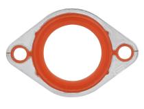Thermostat Gasket Molded Rubber on Aluminum Carrier Fits 1955-2002 Chevrolet 262-400 Gen I Small Block and 1965-2000 Chevrolet 396-502 Big Block, 1979-1992 Mopar 318/360 LA Small Block and 1992-2003 Mopar 3.9L/5.2L/5.9L Magnum Mr Gasket