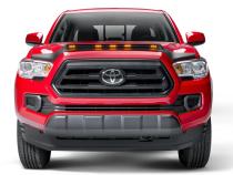 Aeroskin LightShield Hood Shield for 2016-2023 Toyota Tacoma Black AVS