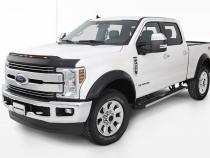Aeroskin LightShield Hood Shield for 2017-2022 Ford F-450 Super Duty/F-250 Super Duty/F-350 Super Duty Black AVS