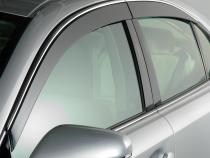 Ventvisor Deflector for 2018-2022 Nissan Rogue Smoke w/Chrome Trim Low Profile 4 Piece AVS