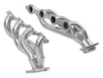 Scavenger Series Elite Header Shorty Header For 2002-2013 GM Truck/Suv 4.8L/5.3L V8, 1-5/8 Inch Primary, 16 Gauge, 3/8 Inch Flange Silver Ceramic, 409S Stainless SteelFlowmaster