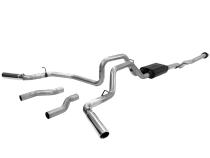American Thunder Cat-Back Exhaust System 1999-2007* (2007 Classic Only) Silverado/Sierra 1500 4.3L, 4.8L, 5.3L Engine, Extended Cab/Short Bed. Stainless Steel Aggressive To Moderate Sound Flowmaster