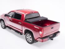 Solid Fold 2.0 Tonneau Cover Black Textured Paint 2007-2013 Toyota Tundra 6' 6 inch Bed without Deck Rail System Extang