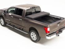 Solid Fold 2.0 Tonneau Cover Black Textured Paint 2022-2025 Nissan Frontier 5' Bed Extang