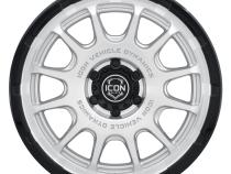 Rancho 20 X 9 / 5 X 150 16MM Offset 5.625 Inch Back Space Silver Machined W/ Gloss Black Lip, ICON Alloys