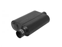 40 Series Delta Flow Chambered Muffler 40 Delta Flow Stainless Steel 2.50 Offset In 2.50 Center Out Aggressive Sound Flowmaster