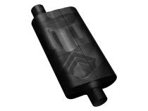 50 Series Delta Flow Chambered Muffler 50 Delta Flow Stainless Steel 2.50 Offset In 2.50 Center Out Moderate Sound Flowmaster