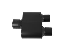 Super 10 Series Chambered Muffler Super 10 Series Stainless Steel 3.00 Center In 2.50 Dual Out Aggressive Sound Flowmaster