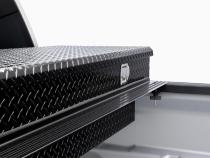 Solid Fold 2.0 Tool Box Tonneau Cover Black Textured Paint For Use w/Existing Tool Box Tool Box Not Included 2009-2018 (2019-2024 Classic) Ram 1500/2010-2024 2500/3500 6' 4 inch Bed without RamBox Extang