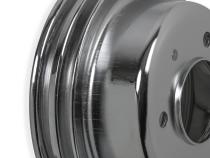 Chrome Crankshaft Pulley Double Groove Fits 1965-1968 Ford 289/302 Mr Gasket