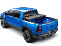 Solid Fold ALX Tonneau Cover Black Textured Paint 2019-2026 (New Body Style) Ram 1500 6' 4 inch Bed without RamBox with or without Multifunction Tailgate Extang