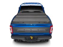 Solid Fold ALX Tonneau Cover Black Textured Paint 2016-2024 Nissan Titan XD 6' 6 inch Bed without Utili-Track System Extang