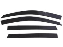 Ventvisor Deflector for 2005-2019 Nissan Frontier and More Crew Cab Pickup Smoke Low Profile Outside Mount 4 Piece AVS