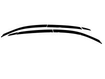 Ventvisor Deflector for 2003-2008 Infiniti Fx35 Smoke Low Profile Outside Mount 6 pc. AVS
