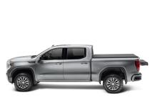 Trifecta ALX Tonneau Cover Black Leather Grained Fabric 2019 (New Body Style)-2026 Silverado/Sierra 1500 8' 2 inch Bed without Factory Side Storage Boxes without CarbonPro Bed with or without MultiPro/MultiFlex Tailgate Extang