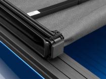 Trifecta ALX Tonneau Cover Black Leather Grained Fabric 2017-2024 Nissan Titan 5' 7 inch Bed without Utili-Track System Extang
