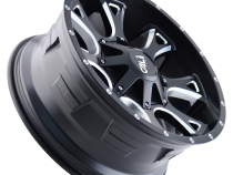Cast Aluminum Wheels Anarchy 9103 SB 20x9 Milled Spokes Satin Black 5 On 139.7/5 On150 Bolt Pattern 18 Offset Cali Offroad Wheels