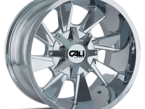 Cast Aluminum Wheels Distorted 9106 CH 22x12 Chrome 8 On 180 Bolt Pattern -44 Offset Cali Offroad Wheels